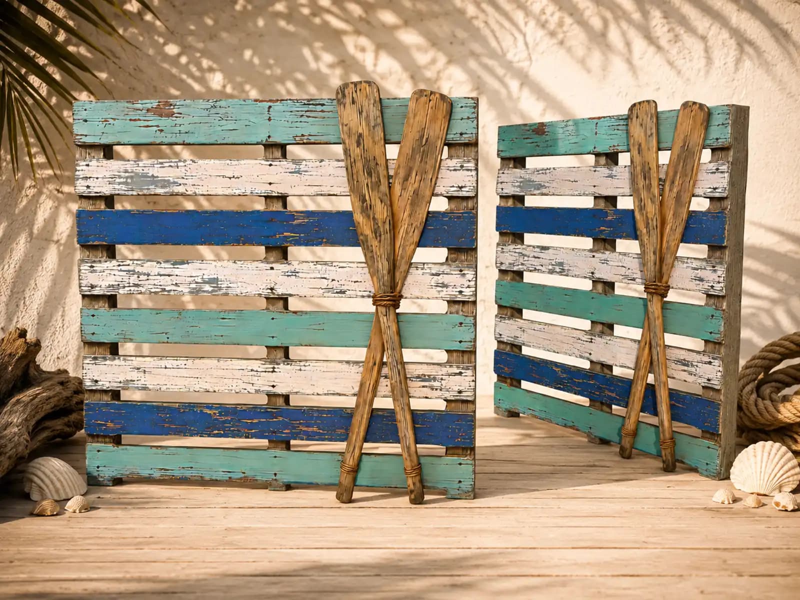 Pallet with Oars